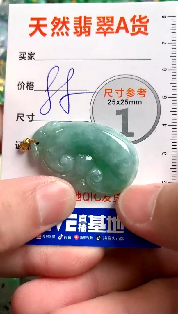 【闪购商品】翡翠颈饰18K金镶嵌13003522