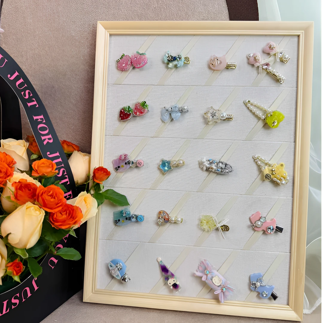 【多款可爱闪钻发夹合集】狗狗卡通水果精致刘海边夹发饰