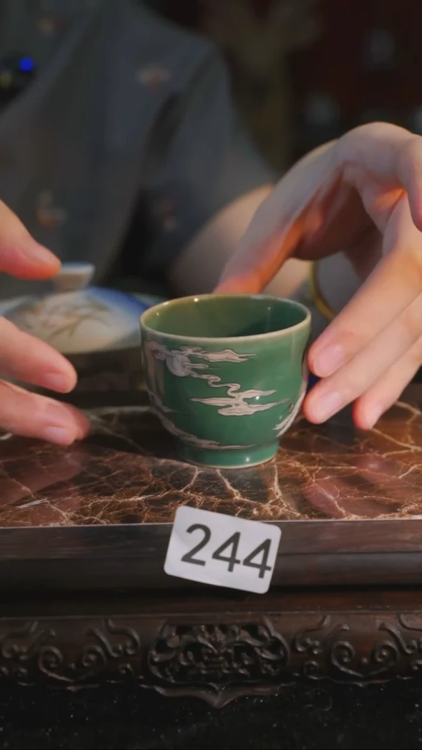 杯子等烟雨陶瓷手作主人杯244