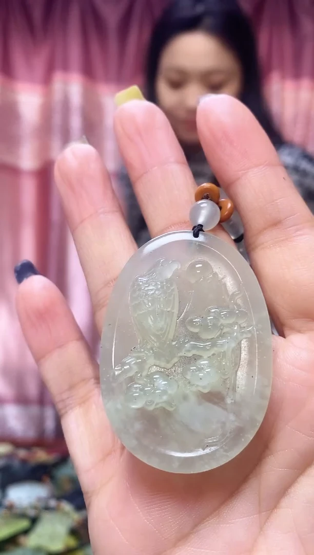 未镶嵌岫玉吊坠