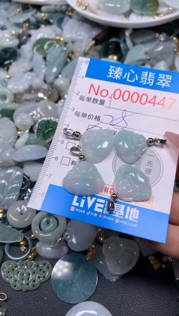 【闪购商品】翡翠颈饰未镶嵌含绳000447