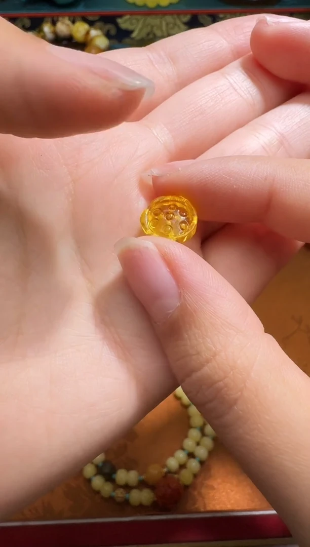 琥珀颈饰未镶嵌多样性发一件 130