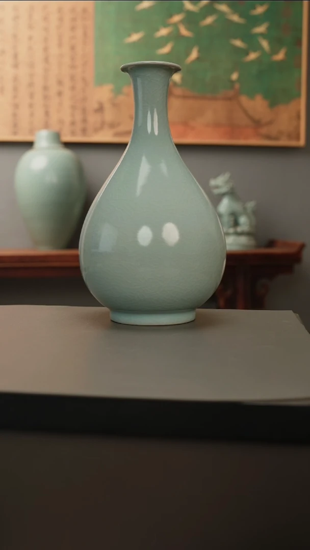 【闪购商品】杯仿古釉原矿 玉壶春