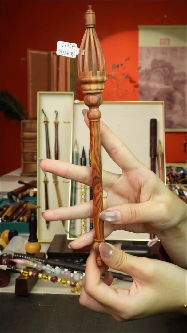 175号闪孤品高货毛笔链接 清水试笔 蘸墨不退