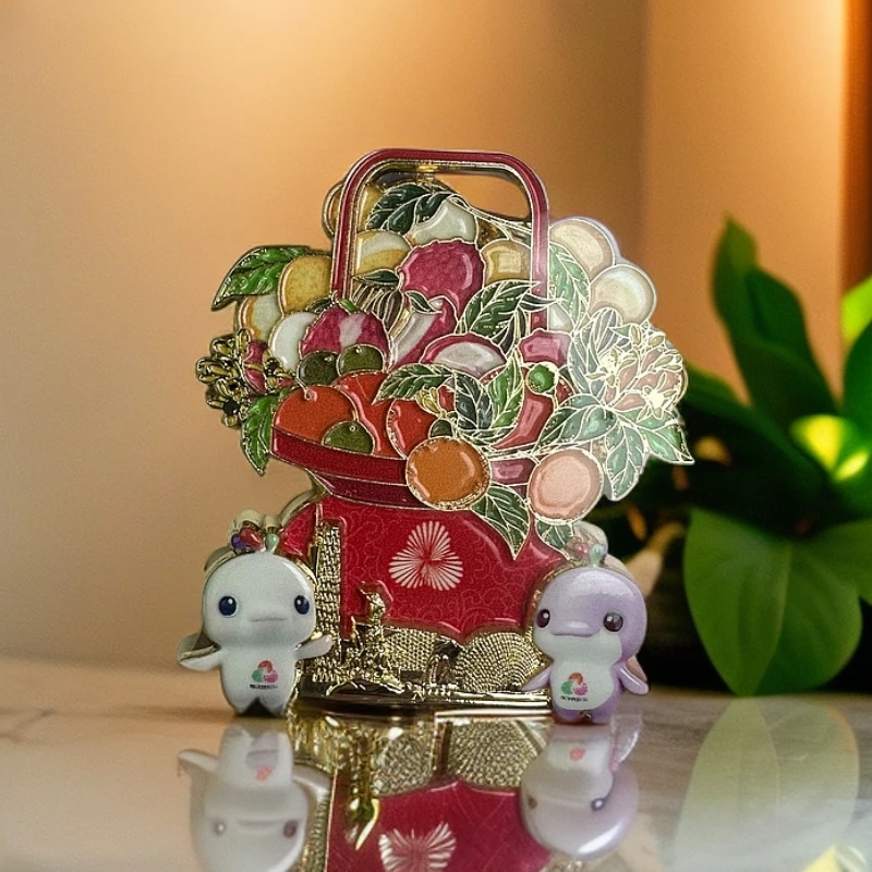 【官方正品限量3000】2025年第15届全运会大花篮徽章