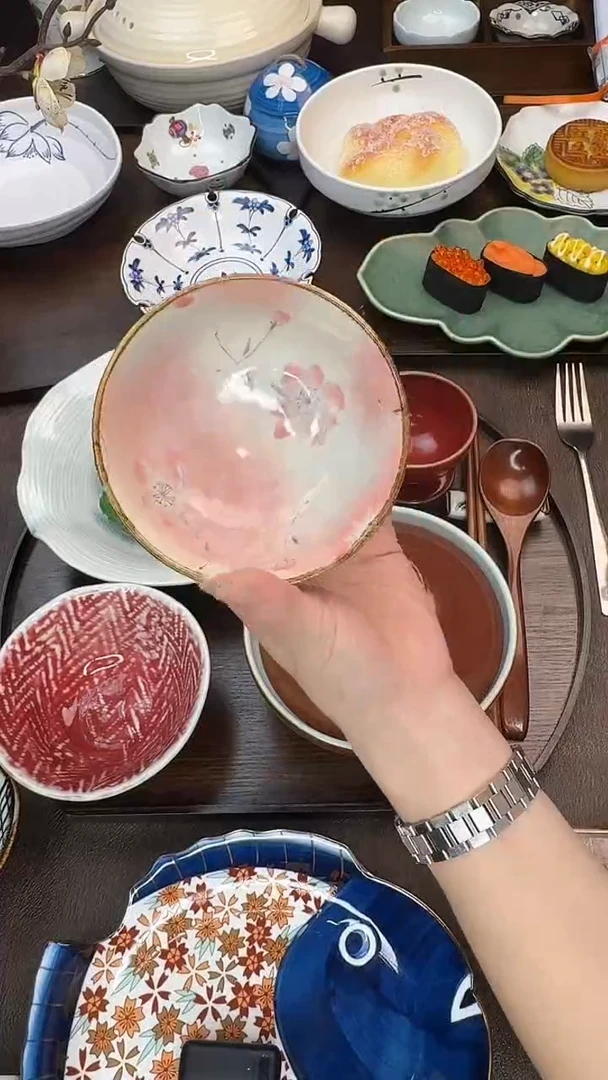 瓷（新品上新）琥珀琉釉洒金米饭碗