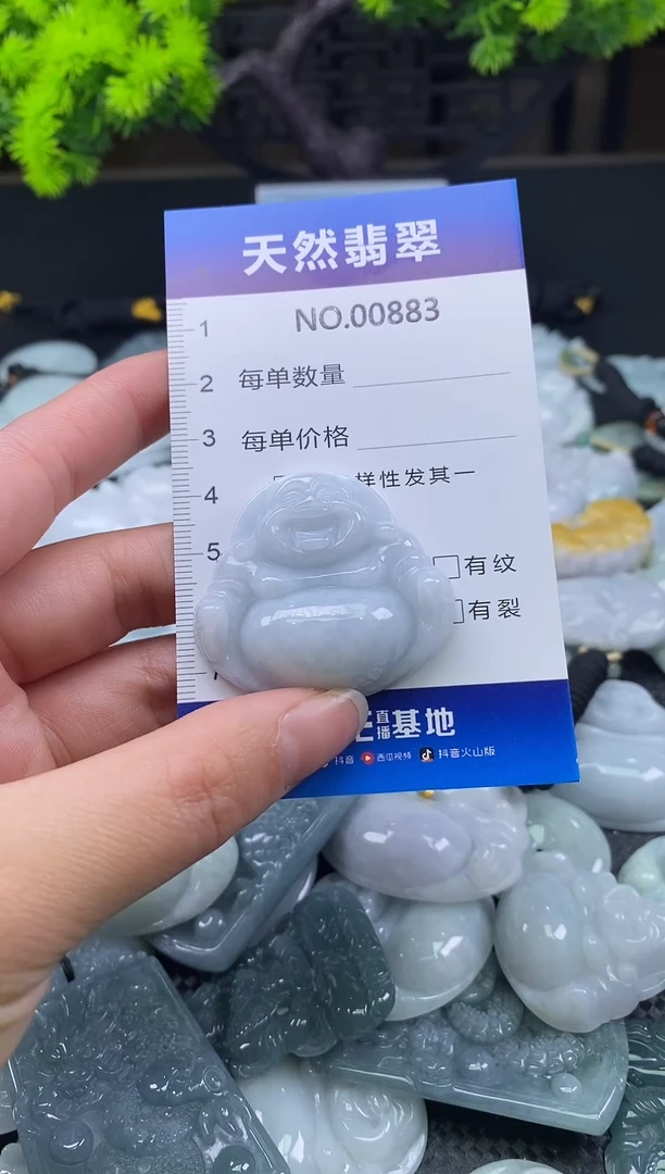 颈饰未镶嵌翡翠天然缅甸翡翠883