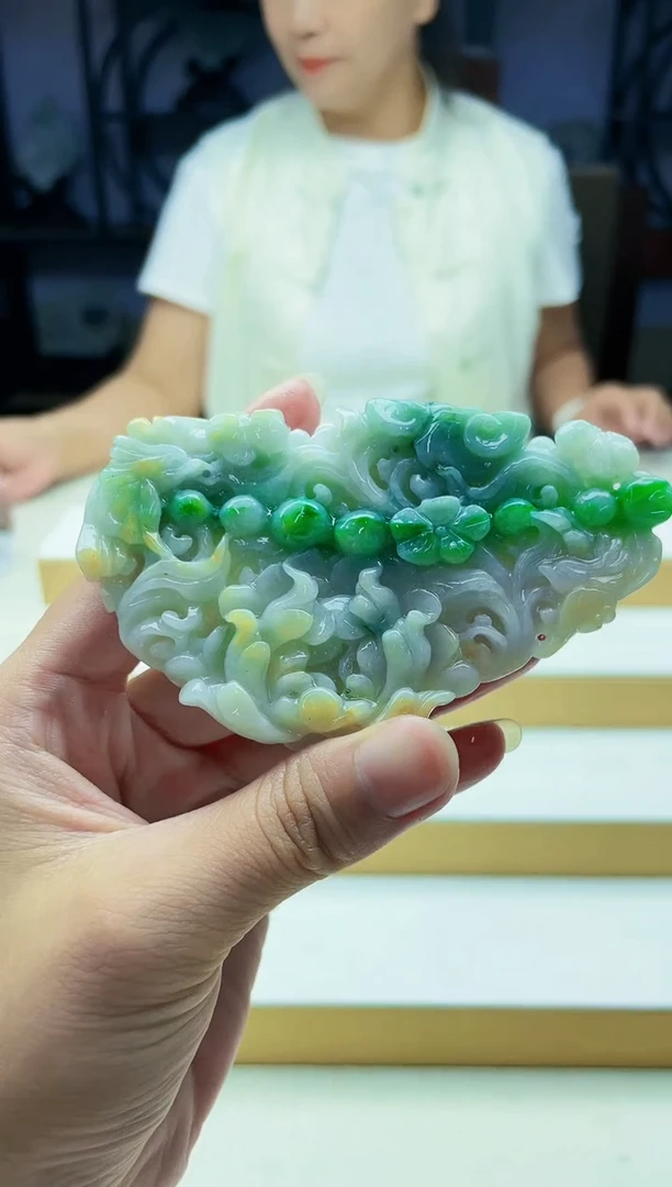未镶嵌定制翡翠毛货09140271
