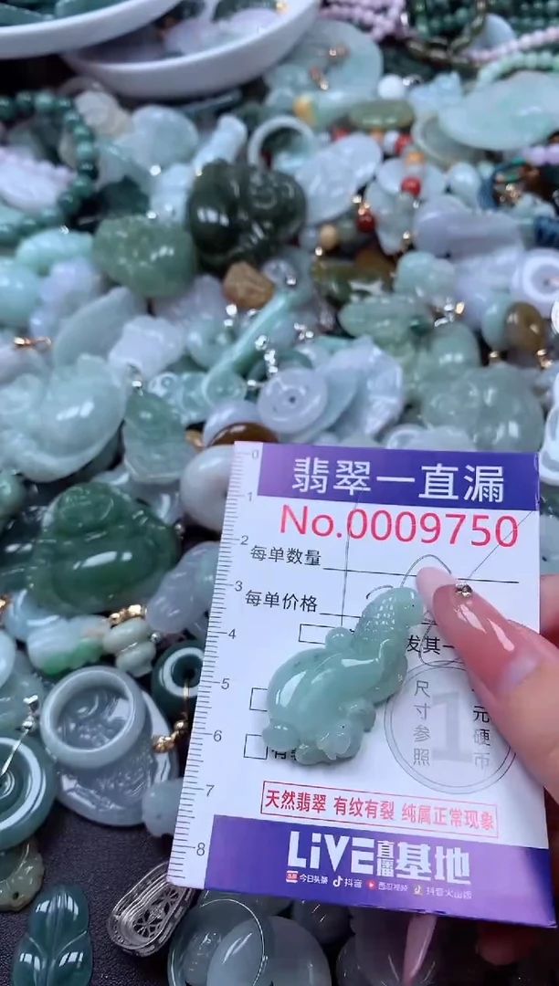翡翠未镶嵌吊坠(不含链)9750
