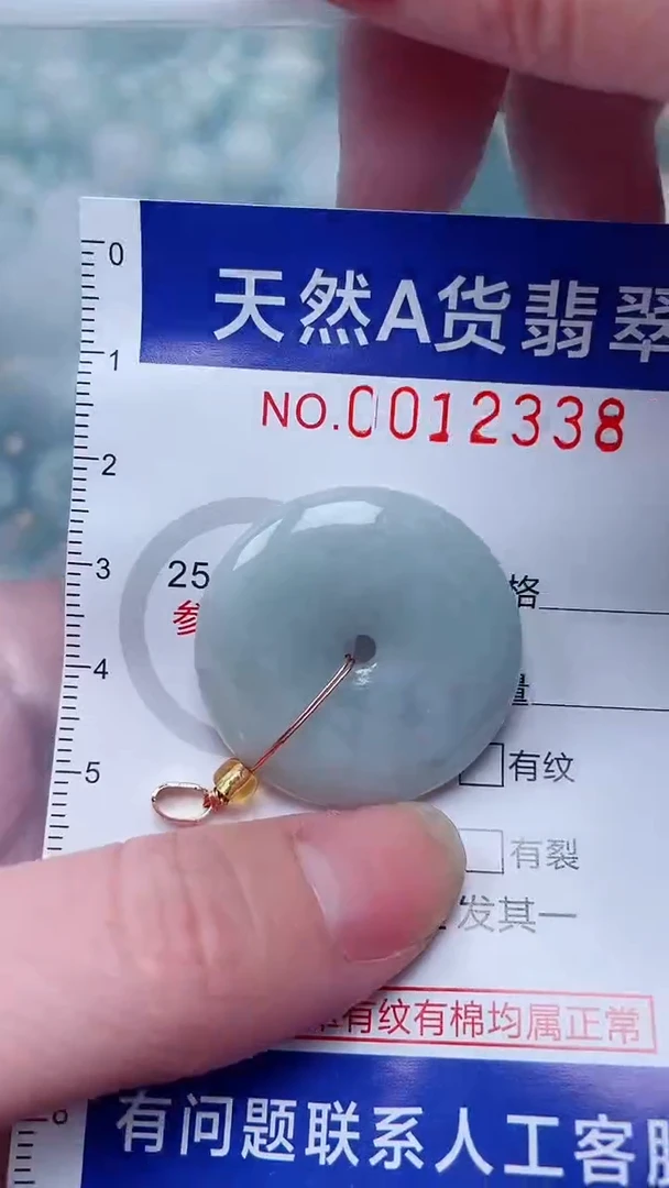 翡翠未镶嵌吊坠(不含链)1