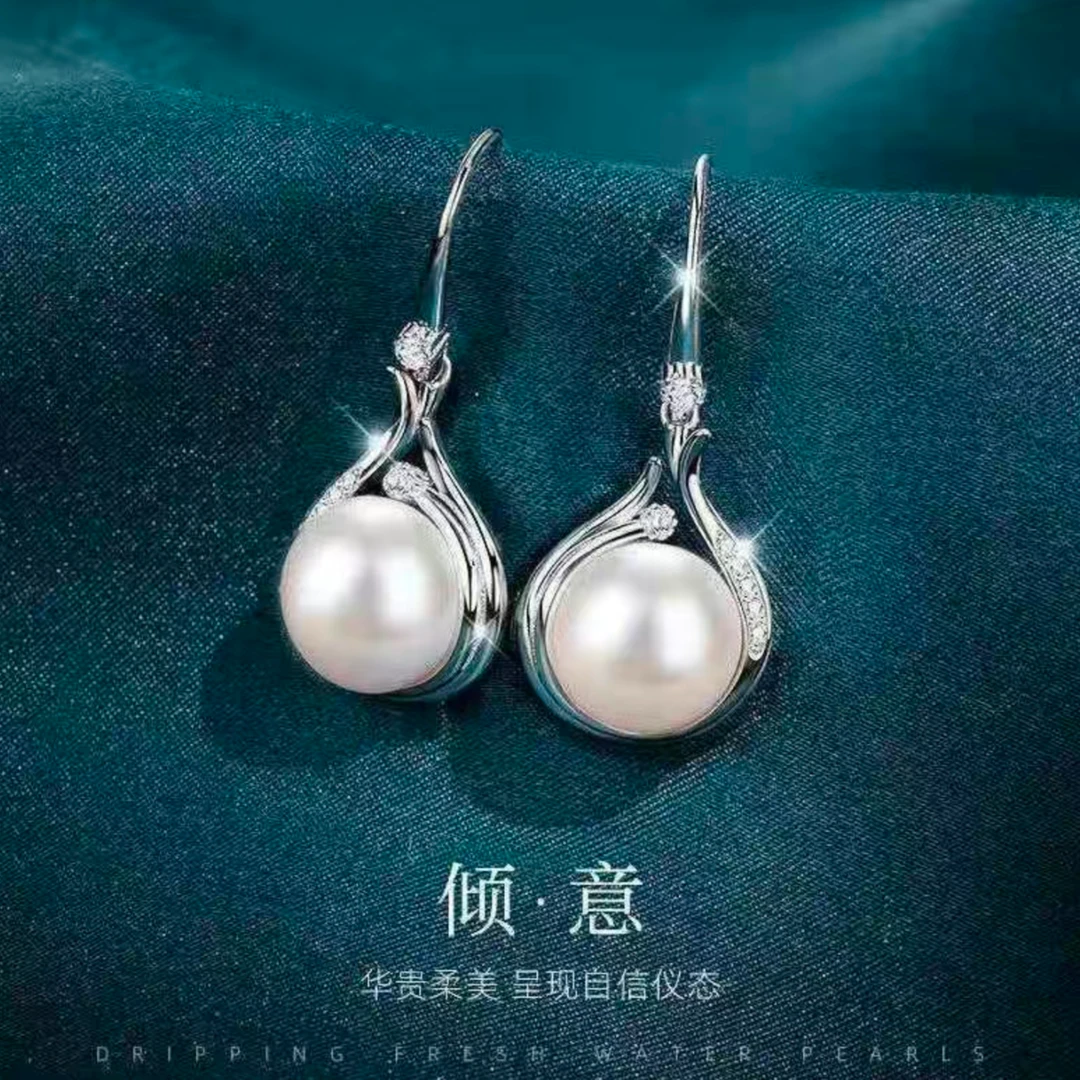 925银耳饰 倾意 法式复古赫本风经典耳饰优雅精致节日礼物送女友