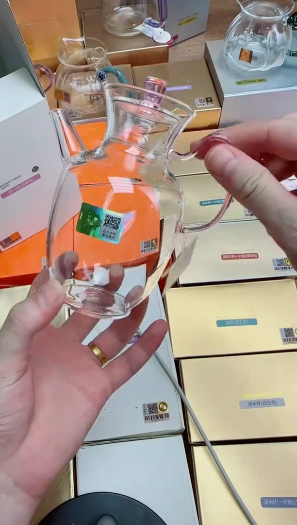 禾器粉金标悦心壶浅粉色