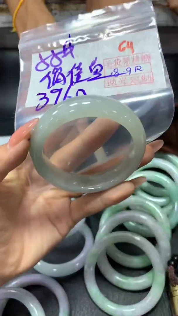 未镶嵌定制翡翠俏*鱼64毛货需精细抛光定制+多样性发1+3960