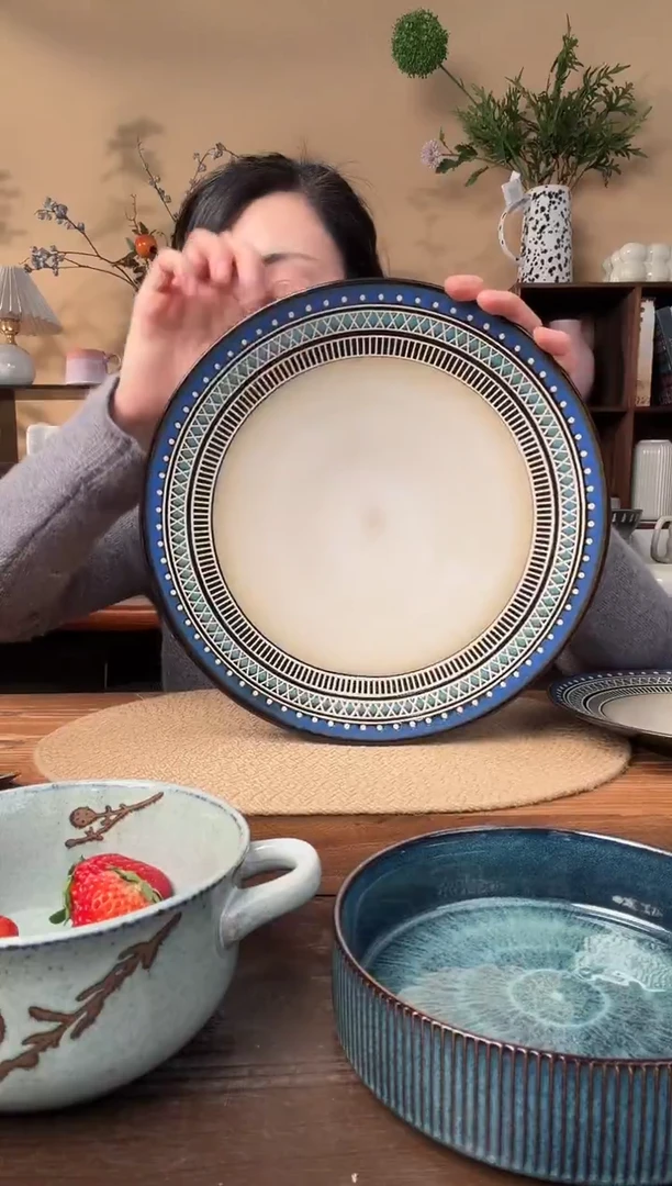 11.5英寸波西米亚大盘微瑕