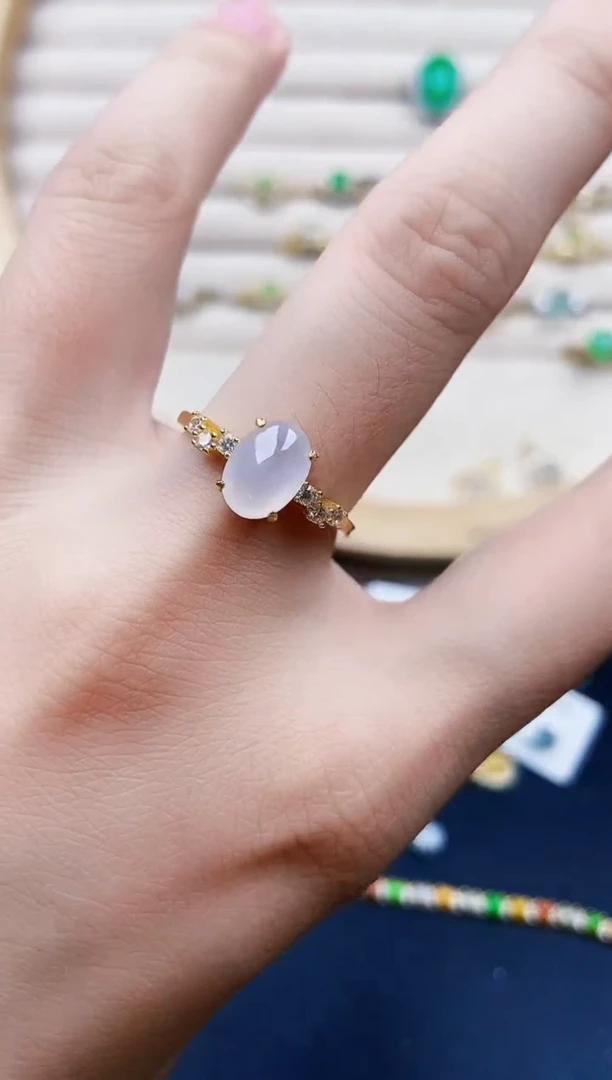 翡翠银S925镶嵌耳饰14