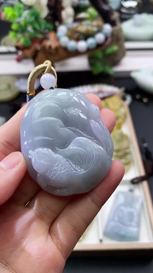 颈饰未镶嵌翡翠天然缅甸A货翡翠