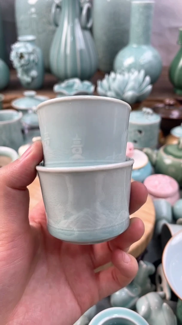 【闪购商品】2个 特价福利 微瑕 慧仙青瓷