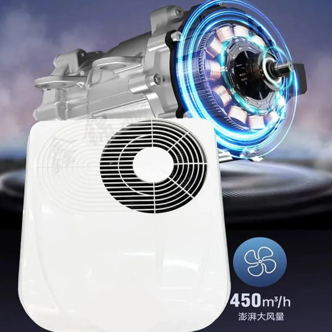 新能源48v60v72v96v电动三轮四轮带天窗冷暖空调一体机