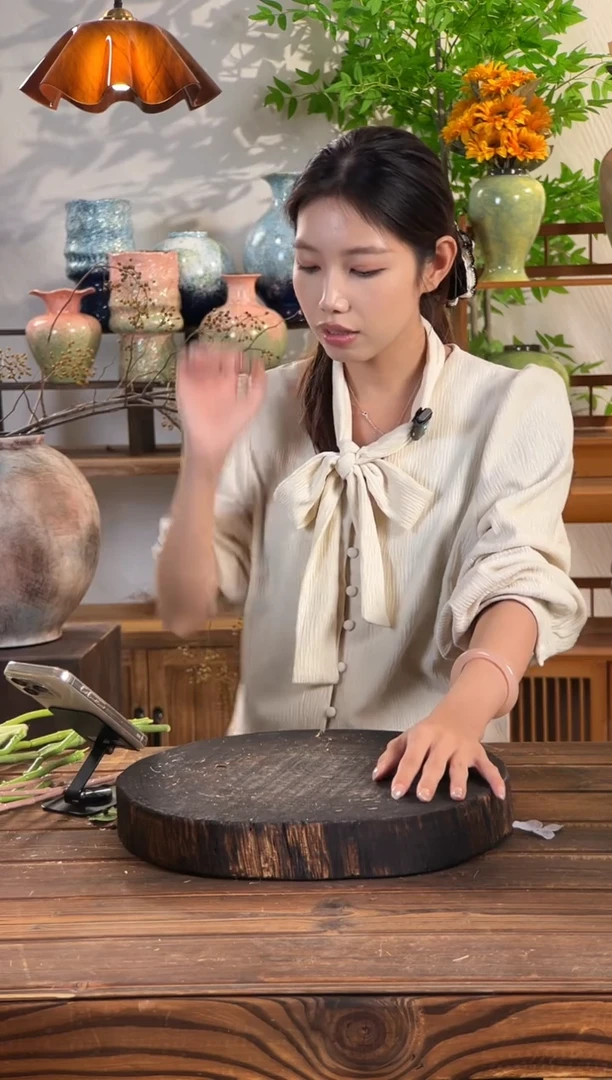 【复古红棕-小圆口瓶】无孔水培桌面陶瓷花瓶干花鲜花插花花器