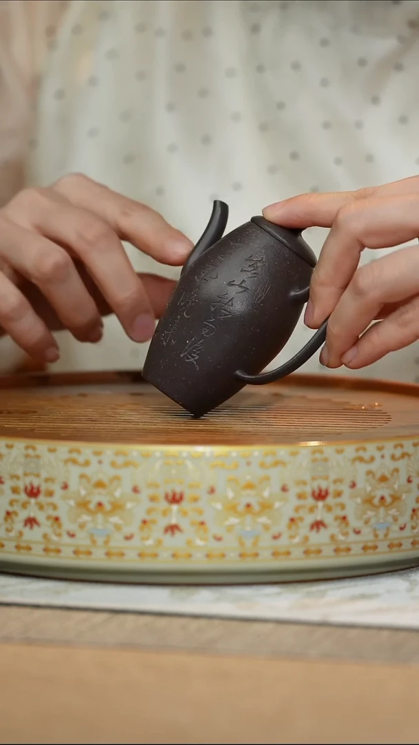 茶壶紫砂天珠壶111