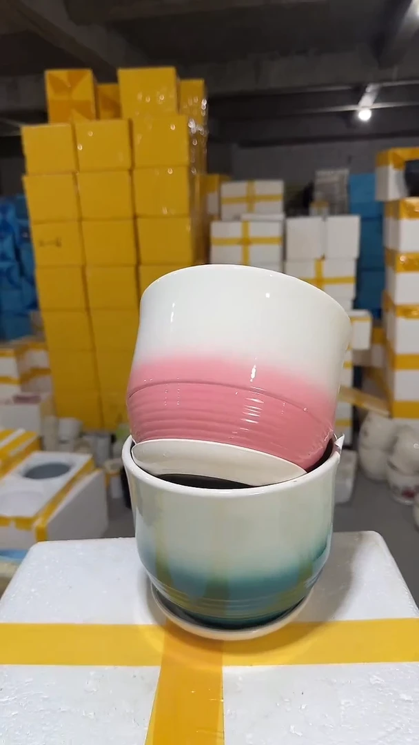 高温陶瓷花盆+Q251