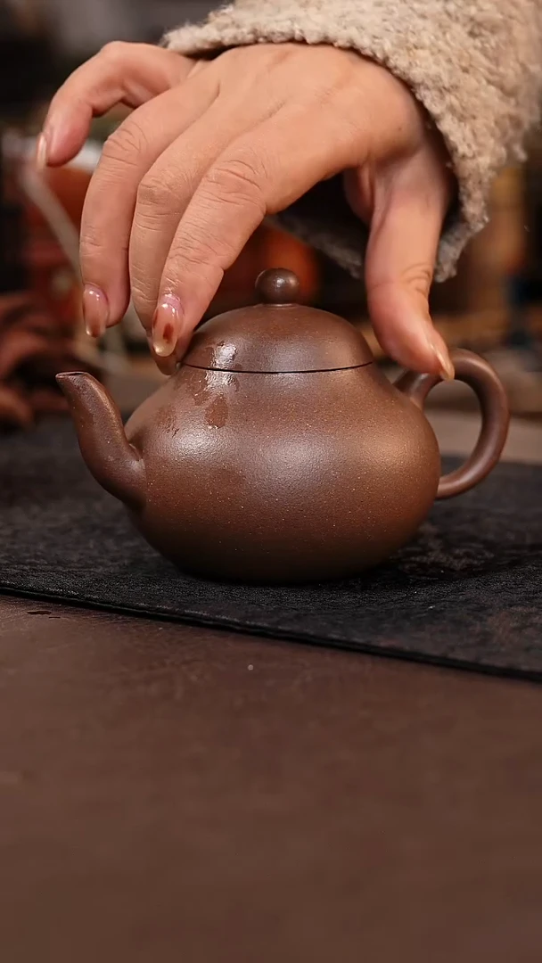 茶壶紫砂天青梨形