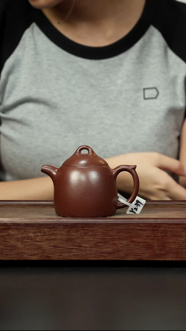 紫砂茶壶高温底槽清 秦权 孤品