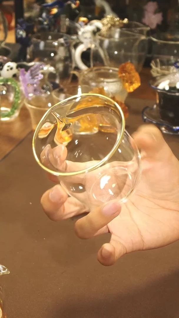 描金无耳公道杯晶焱金标