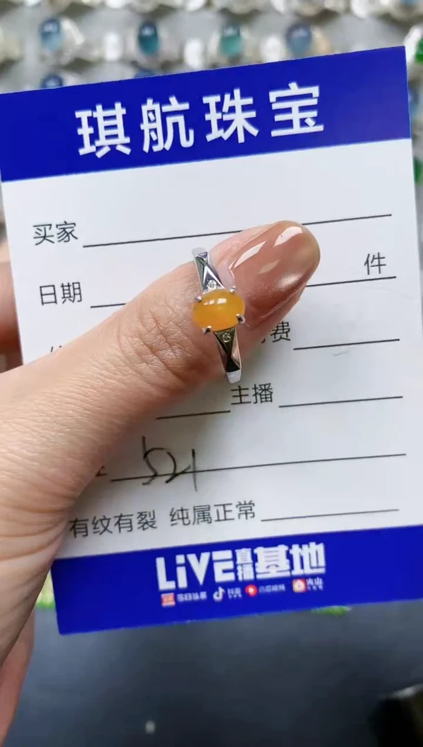 【闪购商品】翡翠戒指银S925镶嵌0521