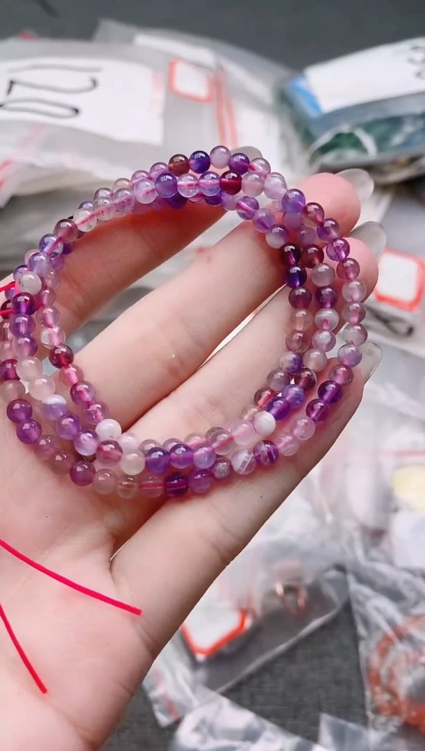 水晶手串未镶嵌多样性发拍一发一