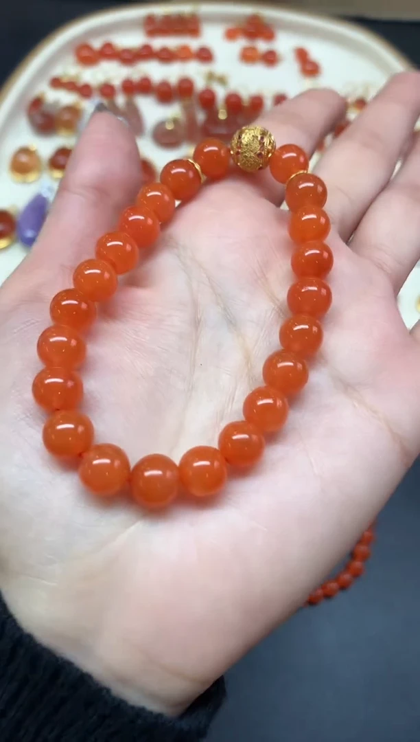 【闪购商品】南红玛瑙手串未镶嵌手串A51|680
