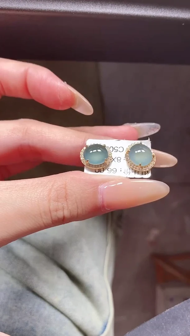 银S925镶嵌戒指翡翠51511