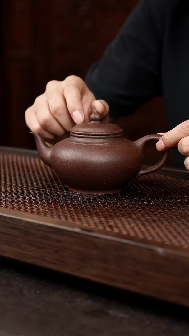 茶壶紫砂紫泥笑樱