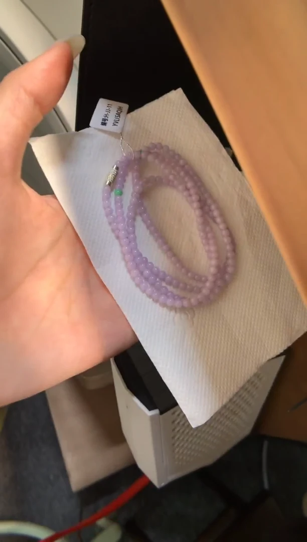 颈饰未镶嵌翡翠长串