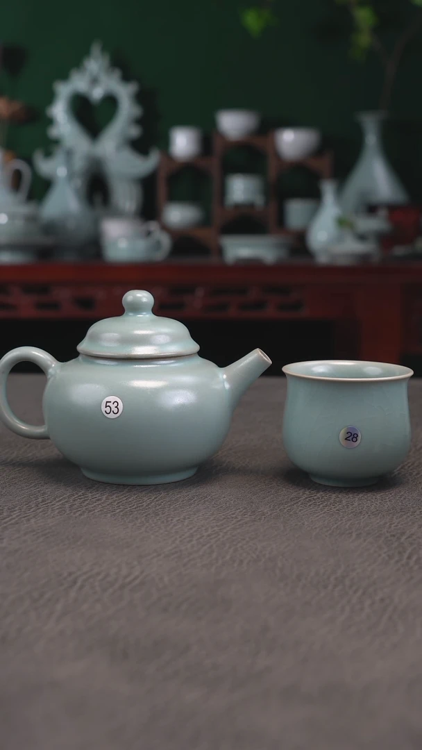 中****场53号融天壶有瑕福利赠28号单杯大瑕~帆