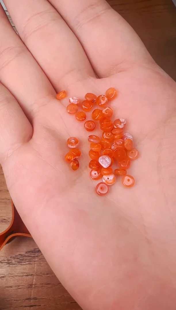 玛瑙/玉髓颈饰未镶嵌【 西亚珠饰 】配珠 随发8颗