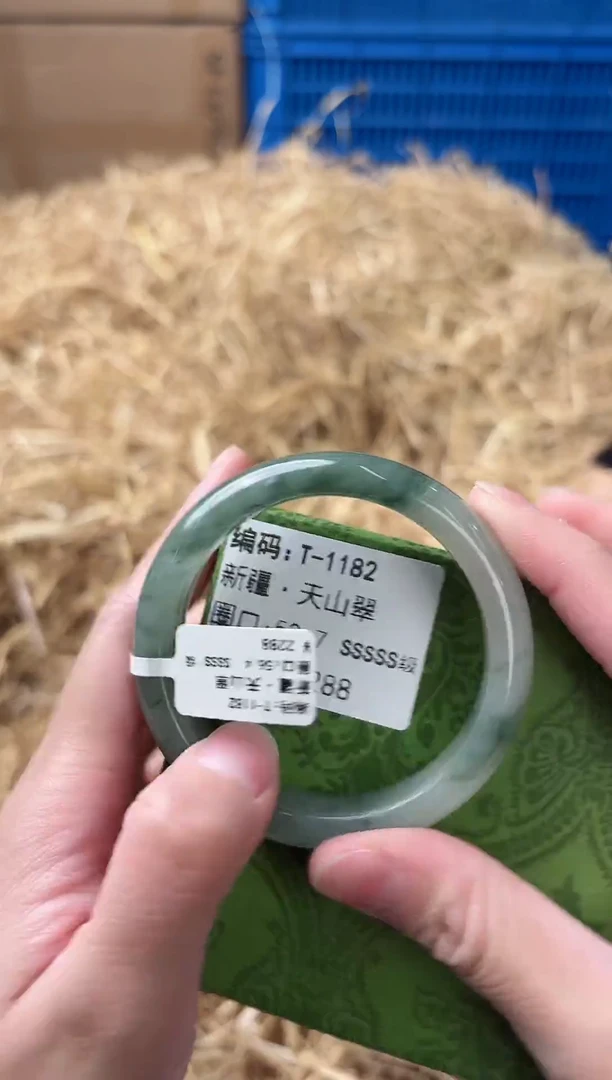 未镶嵌手镯石英质玉T-1182