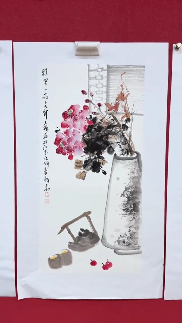 国画国画绘画山水花鸟