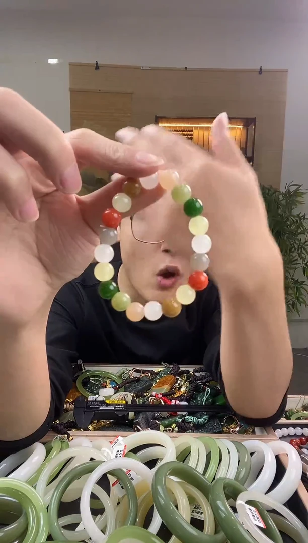 颈饰未镶嵌和田玉多样性拍一发一  0194