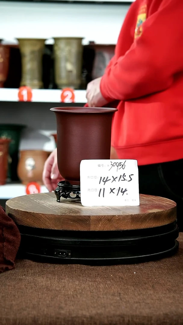 【闪购商品】紫砂花盆30956+s宜兴紫砂花盆