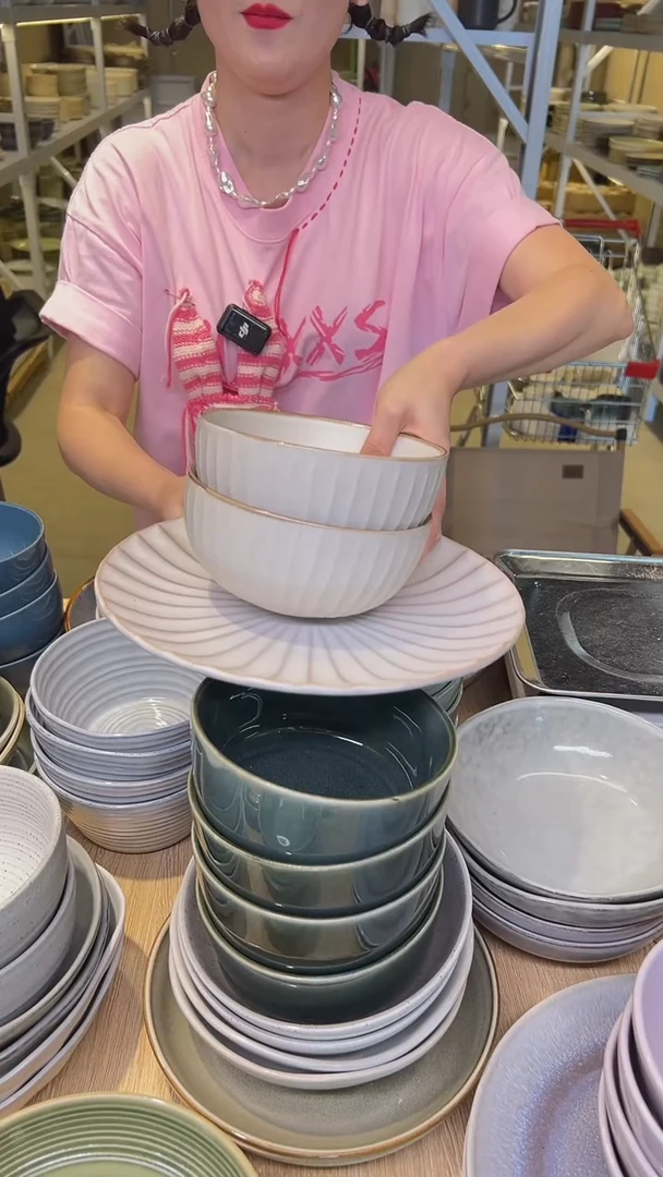 瓷148高温釉下彩陶瓷餐具