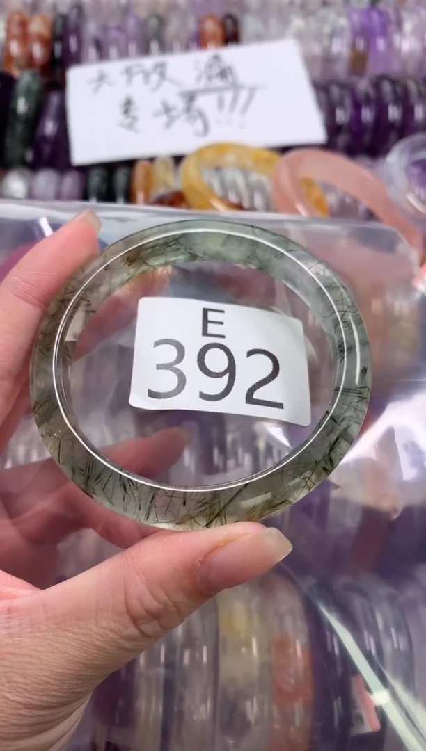 水晶手镯未镶嵌水晶392-57