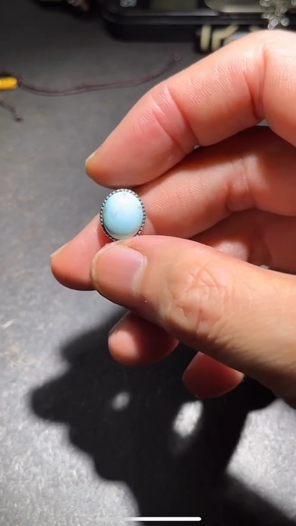 未镶嵌绿松石颈饰pz1213-49单珠珠子