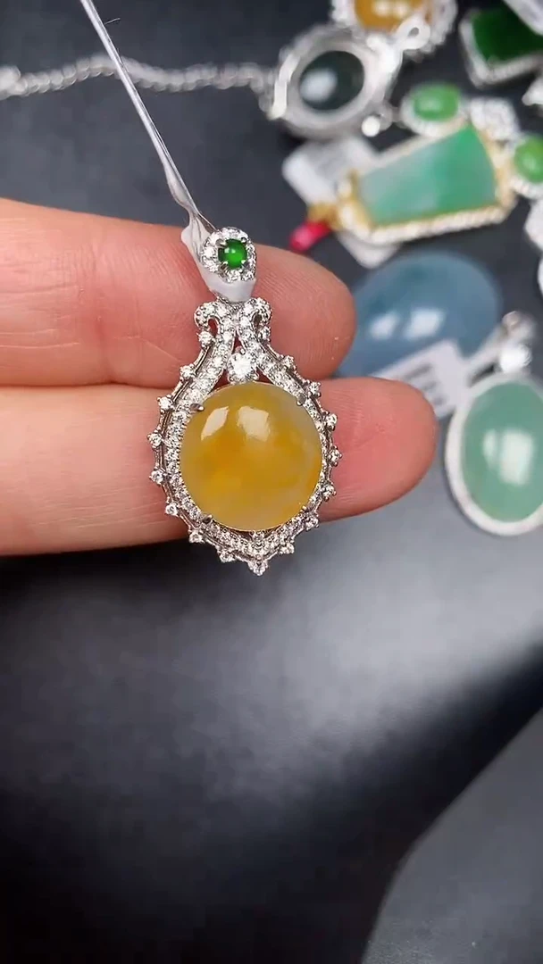 银S925镶嵌戒指翡翠2230