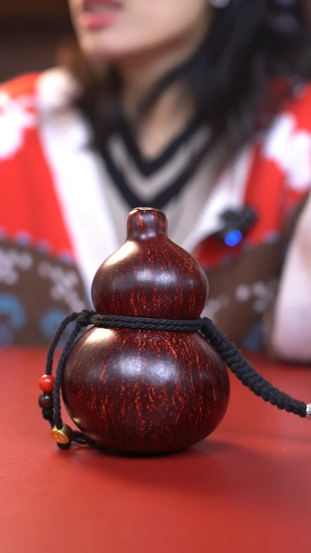 078手工大漆酒葫芦