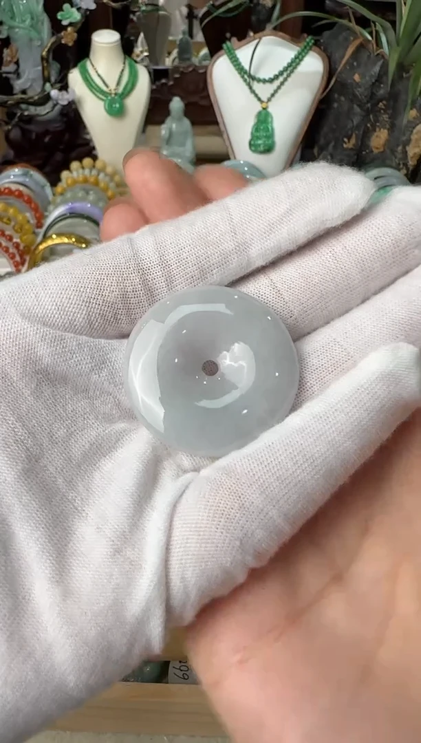 颈饰未镶嵌翡翠吊坠