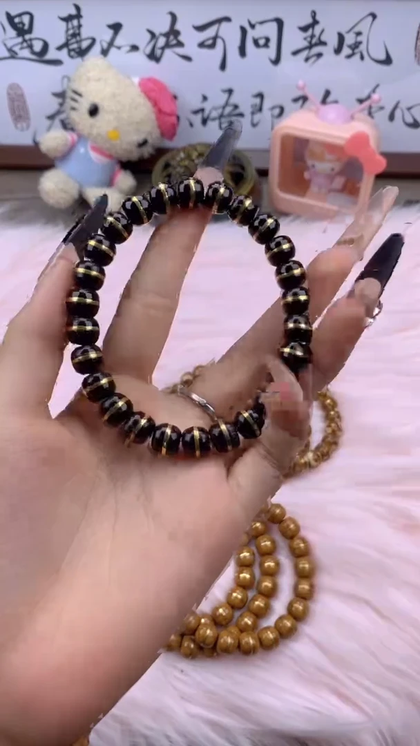 紫金鼠手串JA001紫金鼠一线天二代14号