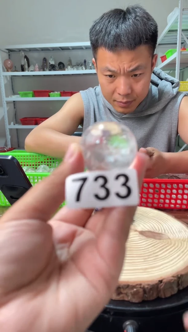 未镶嵌水晶大型摆件（非配饰）白水晶球733