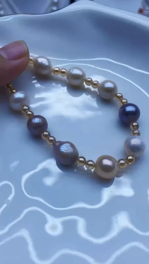 未镶嵌手链淡水珍珠手链