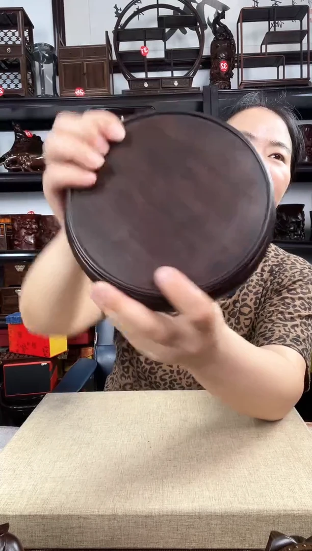 木16公分黑老李红木工艺品